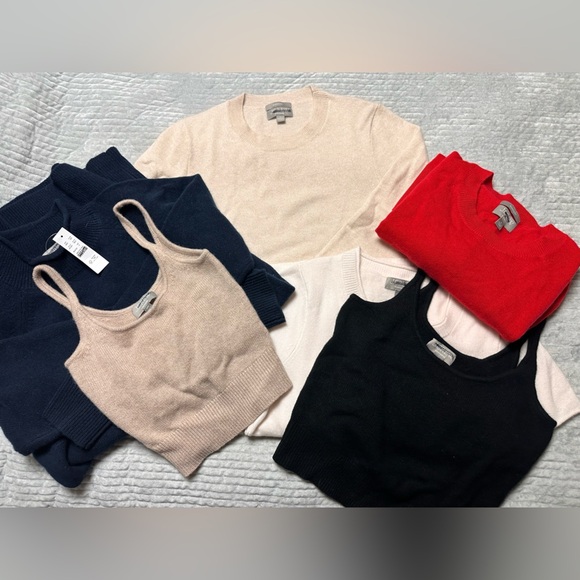 ! J. Crew Cashmere Not So Mystery Reseller 6 pc Bundle NWT/NWOT Sizes XXS S M - Picture 1 of 8